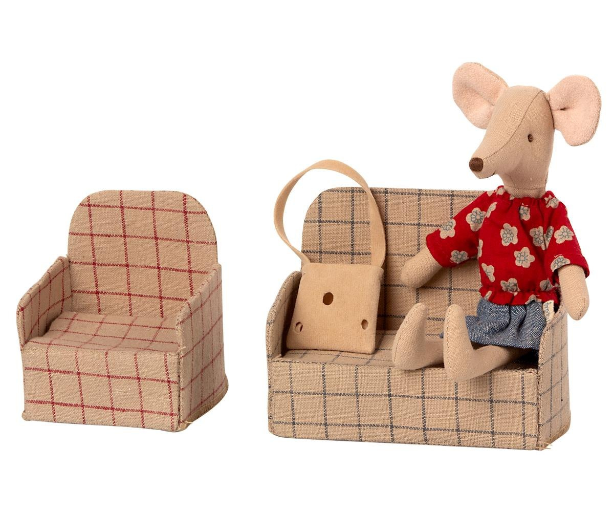 MAILEG Kanapa, Couch, Mouse MAILEG Kanapa, Couch, Mouse