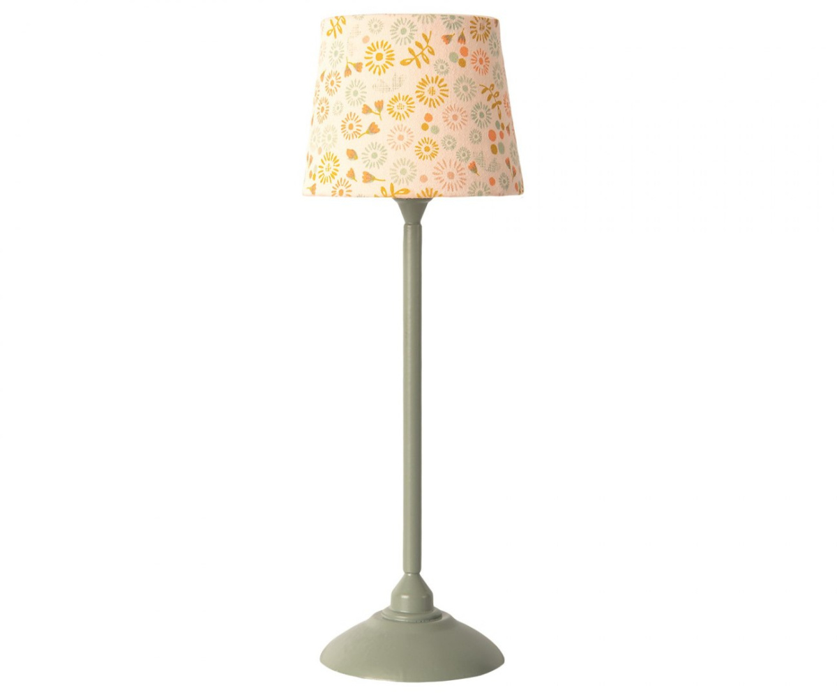 MAILEG Lampa, Miniature floor lamp - Mint MAILEG Lampa, Miniature floor lamp - Mint