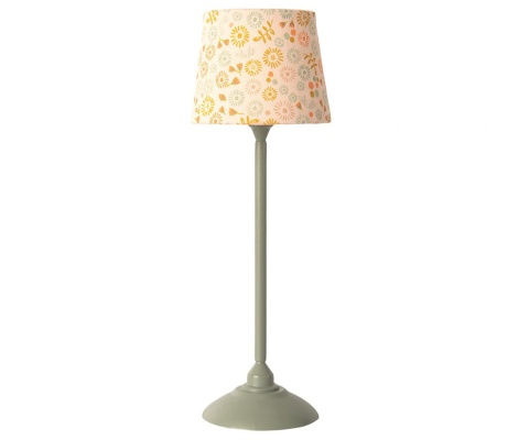 MAILEG Lampa, Miniature floor lamp - Mint