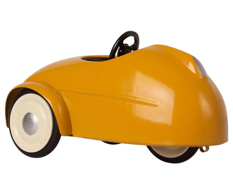 Myszka w żółtym samochodzie, garaż / MAILEG Mouse car w. garage - Yellow, Myszka w żółtym samochodzie, garaż / MAILEG Mouse car w. garage - Yellow,