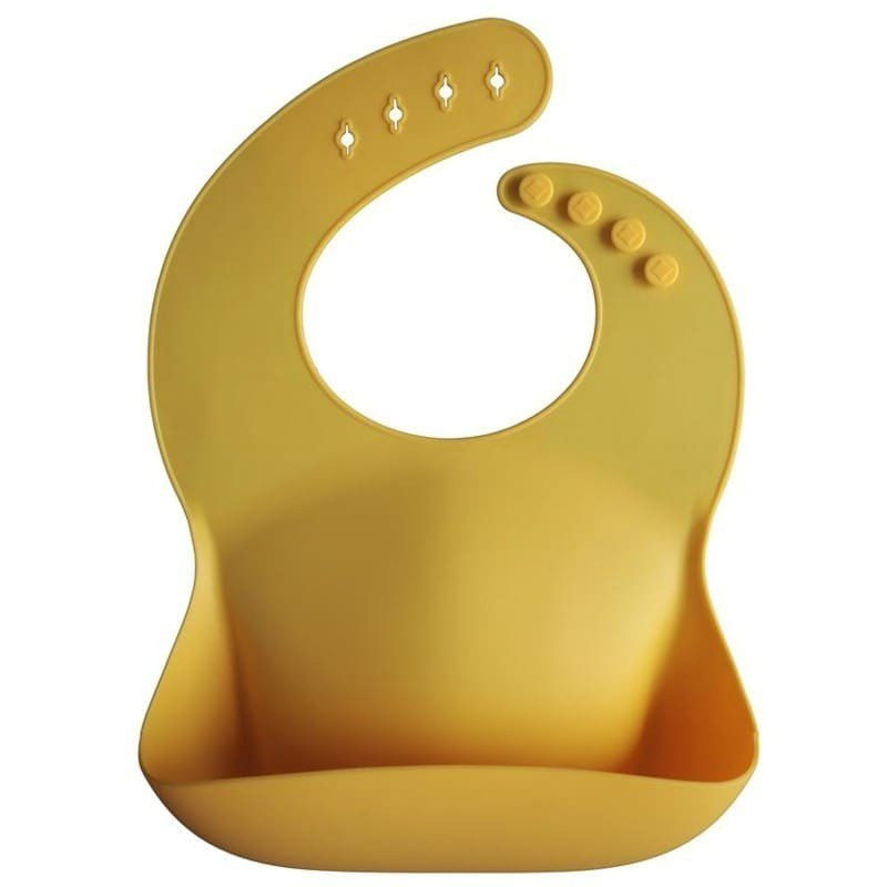 manustore.pl MUSHIE śliniak silikonowy Mineral Yellow manustore.pl MUSHIE śliniak silikonowy Mineral Yellow