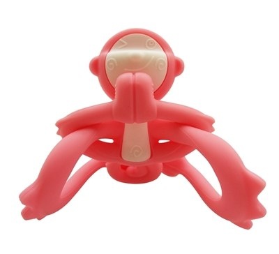 Mombella Gryzak Zabawka Małpka Pink