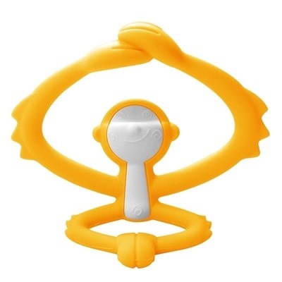 Mombella Gryzak Zabawka Małpka Yellow