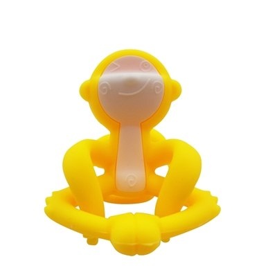 Mombella Gryzak Zabawka Małpka Yellow