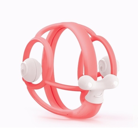manustore.pl Mombella Gryzak z Grzechotką Ślimak Pink