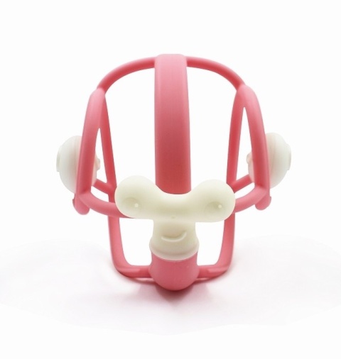 manustore.pl Mombella Gryzak z Grzechotką Ślimak Pink
