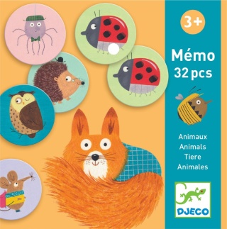 DJECO Gra MEMO ZWIERZĄTKA
