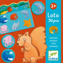 DJECO Gra edukacyjna lotto ZWIERZĘTA DJECO Gra edukacyjna lotto ZWIERZĘTA