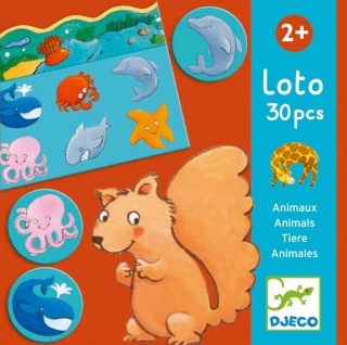DJECO Gra edukacyjna lotto ZWIERZĘTA