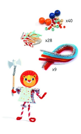 DJECO Zestaw artystyczny RYCERZE 3-6 lat