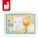 JANOD Klocki drewniane puzzle 6w1 Pure 6 elementów JANOD Klocki drewniane puzzle 6w1 Pure 6 elementów