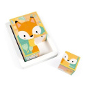 JANOD Klocki drewniane puzzle 6w1 Pure 6 elementów JANOD Klocki drewniane puzzle 6w1 Pure 6 elementów