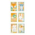 JANOD Klocki drewniane puzzle 6w1 Pure 6 elementów JANOD Klocki drewniane puzzle 6w1 Pure 6 elementów
