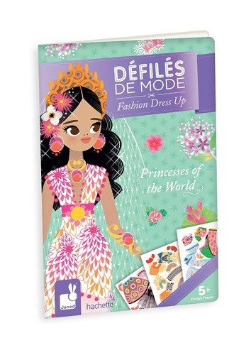 JANOD Zeszyt artystyczny Pokaz mody Księżniczki świata 4+