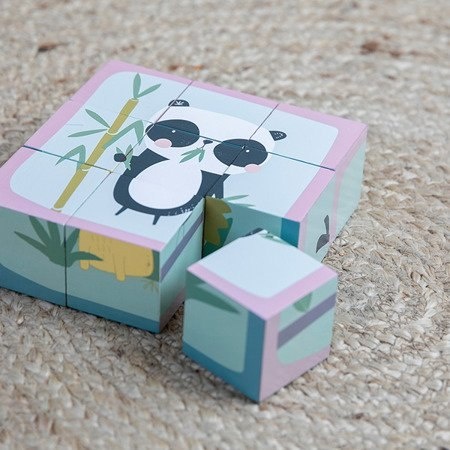 Little Dutch Puzzle-kostki 6 elementów Zwierzątka