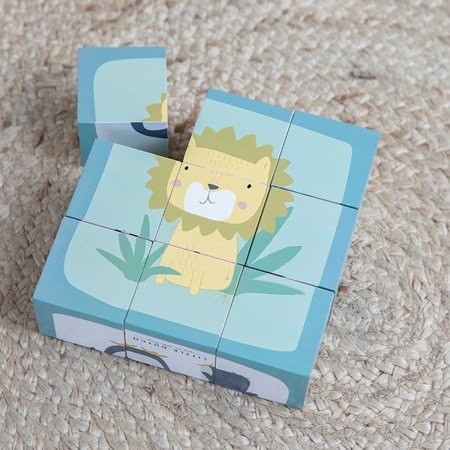 Little Dutch Puzzle-kostki 6 elementów Zwierzątka