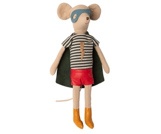 MAILEG Super hero mouse, Medium - Boy