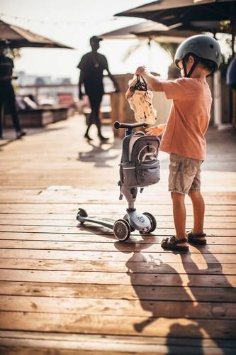 SCOOTANDRIDE Plecak na hulajnogę dla dzieci 1-5 lat Steel SCOOTANDRIDE Plecak na hulajnogę dla dzieci 1-5 lat Steel