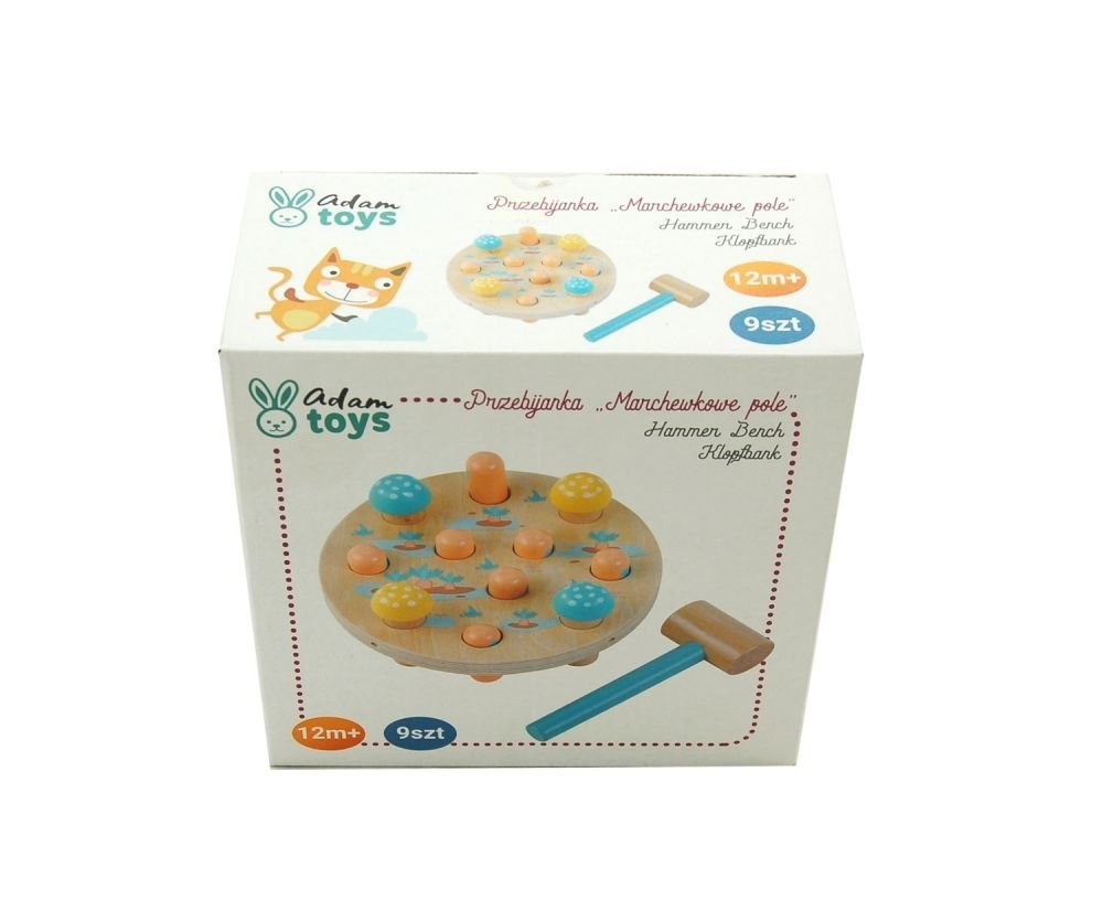 ADAM TOYS Przebijanka marchewkowe pole ADAM TOYS Przebijanka marchewkowe pole