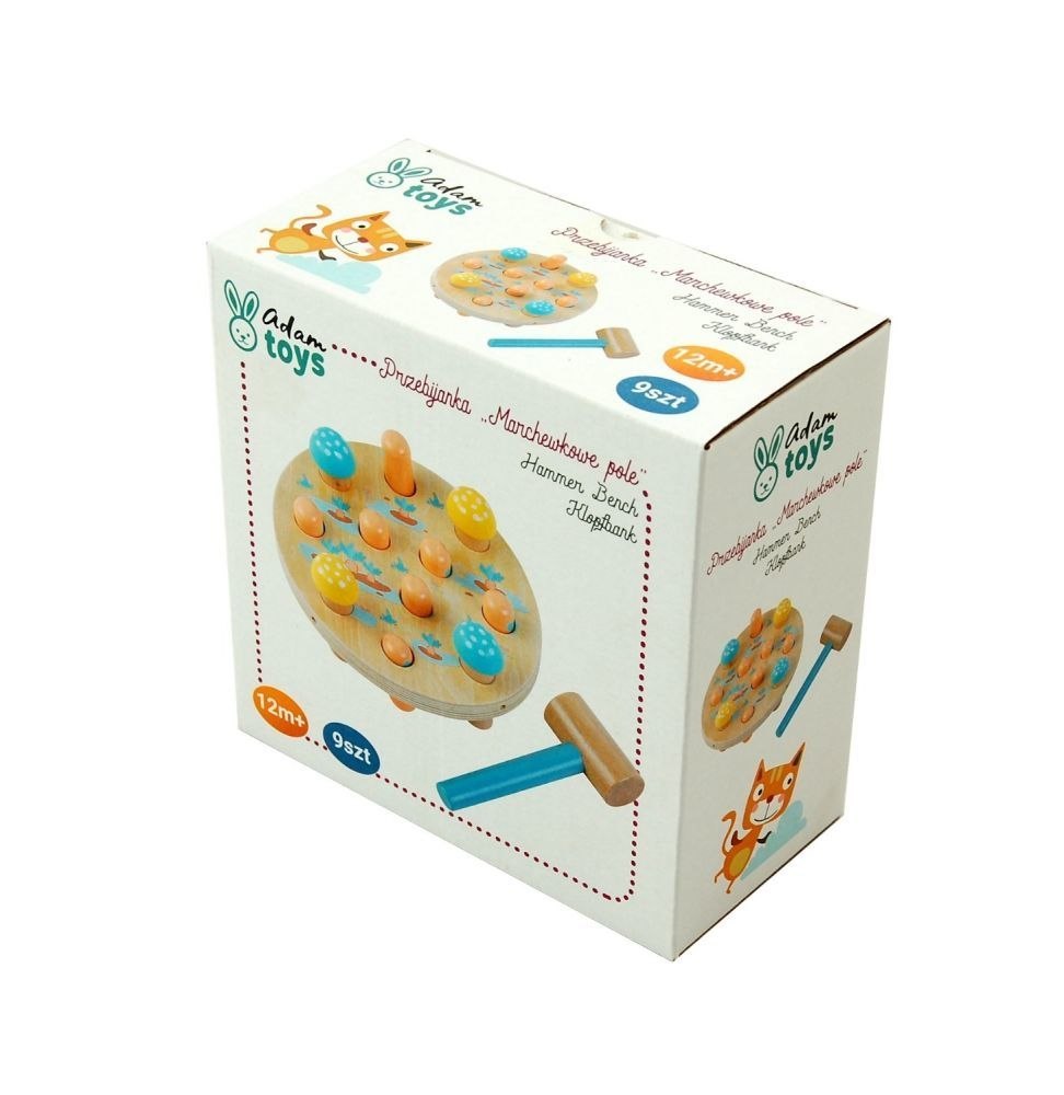 ADAM TOYS Przebijanka marchewkowe pole ADAM TOYS Przebijanka marchewkowe pole