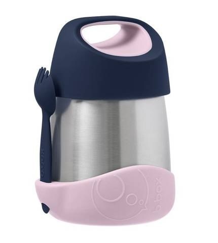Granatowo-różowy termos na jedzenie B.Box 335 ml Indigo Rose