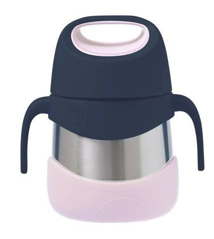 Granatowo-różowy termos na jedzenie B.Box 335 ml Indigo Rose