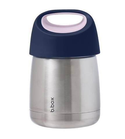 Granatowo-różowy termos na jedzenie B.Box 335 ml Indigo Rose