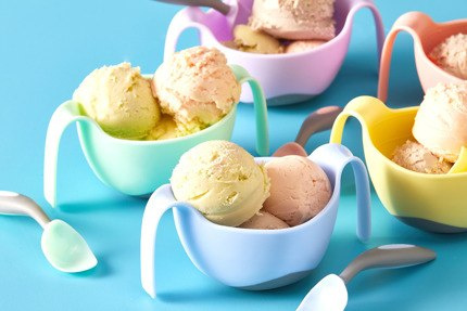 B.box Pierwsze sztućce BLW dla niemowląt, Gelato Boysenberry B.box Pierwsze sztućce BLW dla niemowląt, Gelato Boysenberry