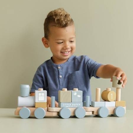 Little Dutch Pociąg Błękit