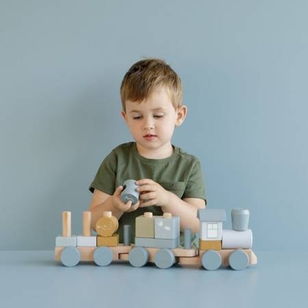 Little Dutch Pociąg Błękit