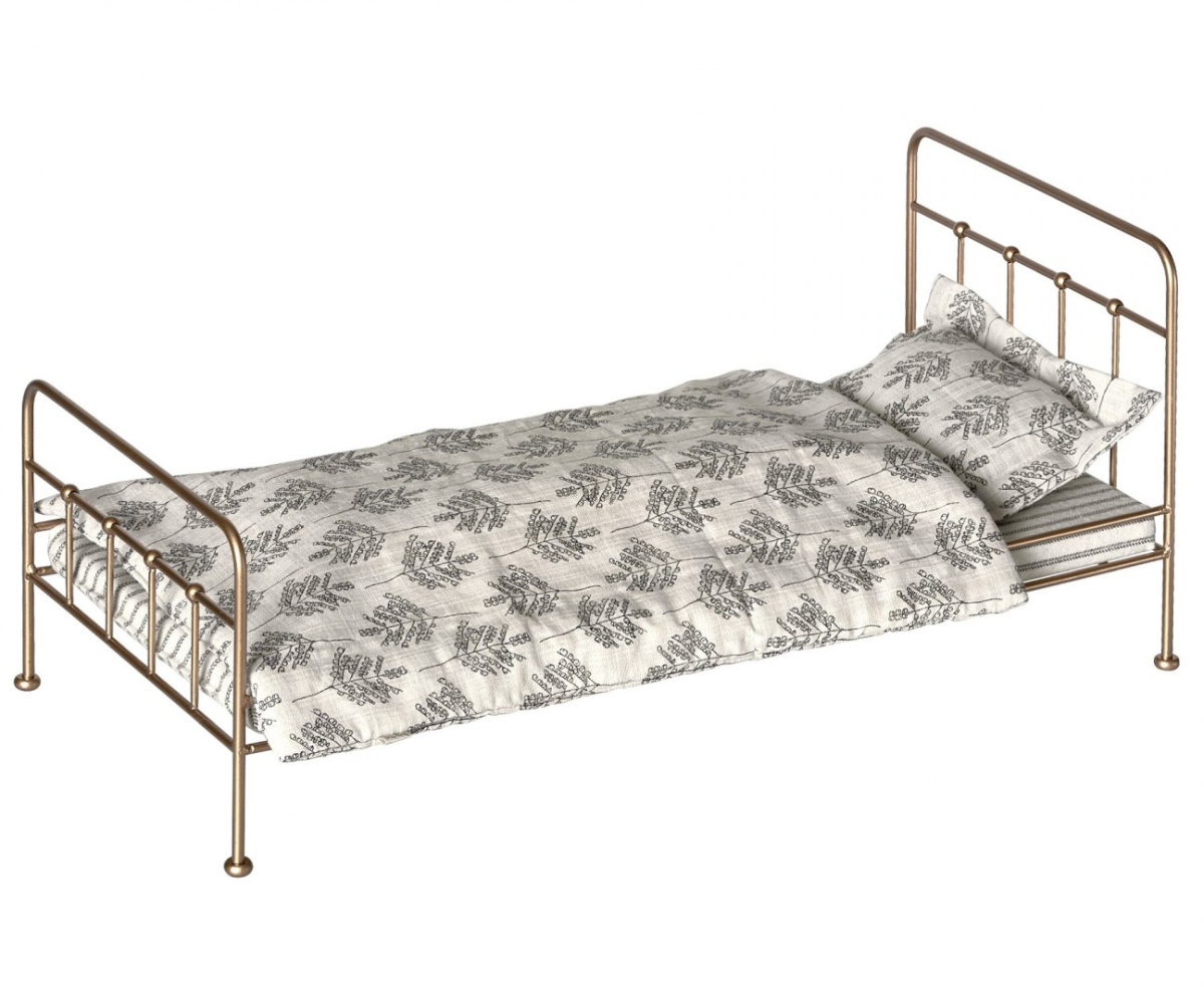 MAILEG Gold vintage bed, Medium MAILEG Gold vintage bed, Medium