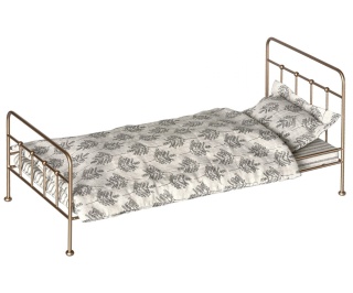 MAILEG Gold vintage bed, Medium