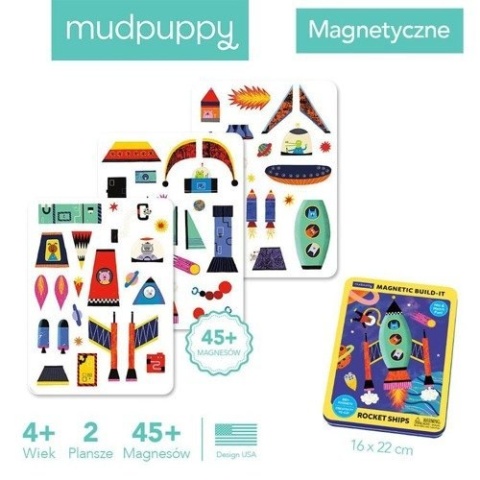 Mudpuppy Magnetyczne konstrukcje Rakiety kosmiczne 4+