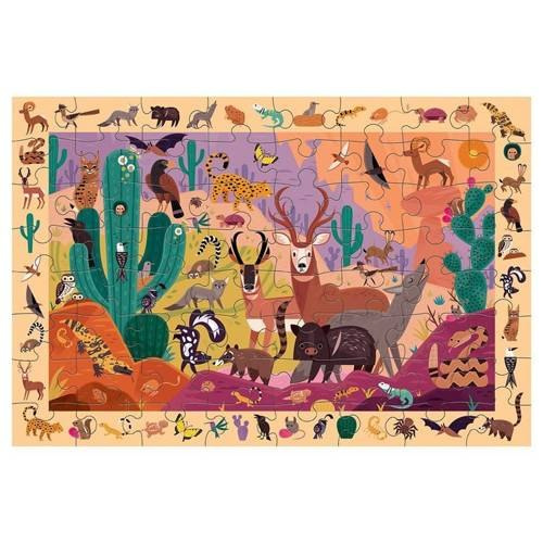 Mudpuppy Puzzle obserwacyjne Amerykańska pustynia 64 elementy 4+ Mudpuppy Puzzle obserwacyjne Amerykańska pustynia 64 elementy 4+