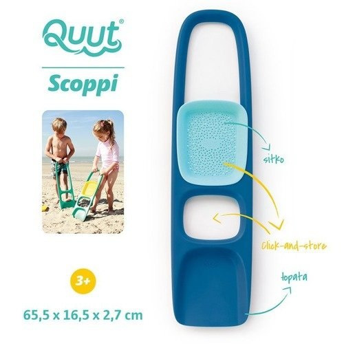 QUUT Łopatka z sitkiem Scoppi Dark Blue + Vintage Blue QUUT Łopatka z sitkiem Scoppi Dark Blue + Vintage Blue