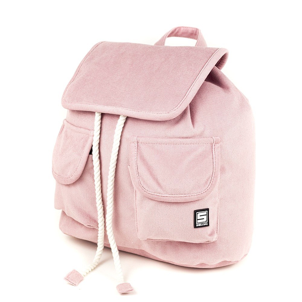 SHELLBAG Pastelowy plecak flap w kolorze różowym SHELLBAG Pastelowy plecak flap w kolorze różowym