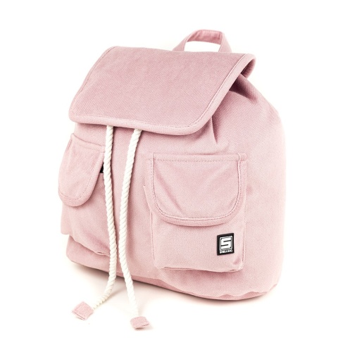 SHELLBAG Pastelowy plecak flap w kolorze różowym