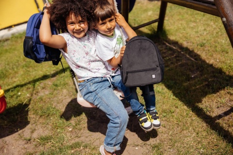 SHELLBAG Plecak pre-school mini faded black