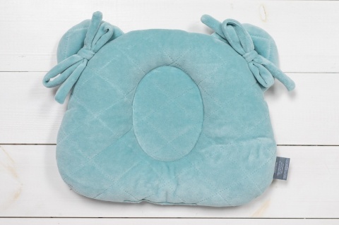 manustore.pl SLEEPEE Poduszka z wgłębieniem na główkę Royal Baby Ocean Mint