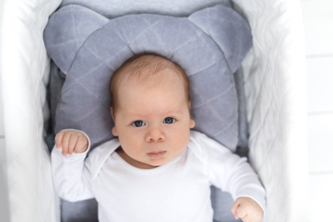 manustore.pl SLEEPEE Poduszka z wgłębieniem na główkę Royal Baby Ocean Mint