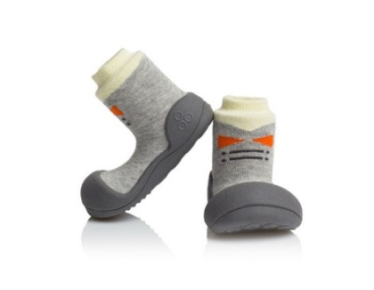 Buciki Attipas Tie Gray
