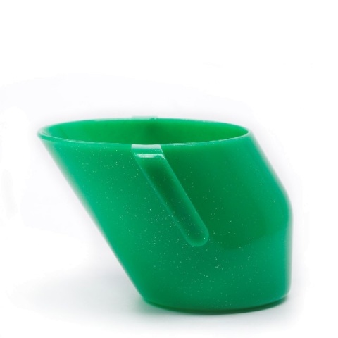 DOIDY CUP Kbeczek do picia agrestowy z brokatem