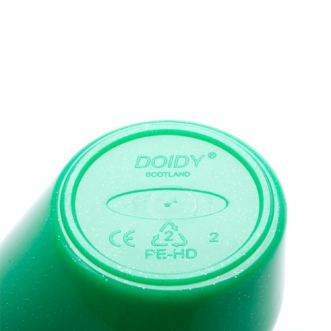 DOIDY CUP Kbeczek do picia agrestowy z brokatem