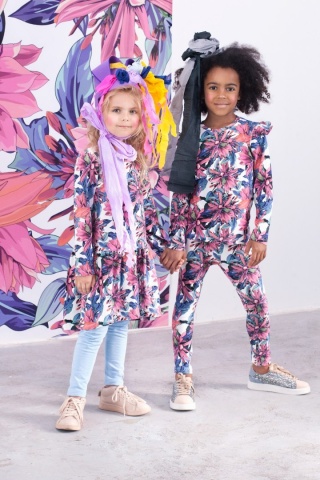 Hey Popinjay legginsy Cold Flowers by Aleosa