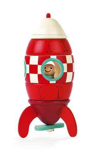 Janod Rakieta drewniana magnetyczna Janod Rakieta drewniana magnetyczna