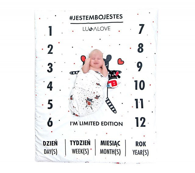LULLALOVE Mata do zdjęć i zabawy MRB LULLALOVE Mata do zdjęć i zabawy MRB