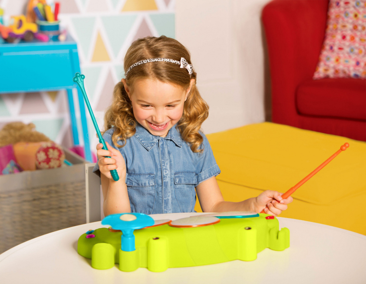 B.Toys Perkusja żaba Ribbit-tat-tat B.Toys Perkusja żaba Ribbit-tat-tat