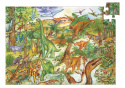 DJECO Puzzle Dinozaury z książeczką 100 el. DJECO Puzzle Dinozaury z książeczką 100 el.