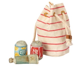 MAILEG Torba plażowa z akcesoriami. Bag w. beach essentials.