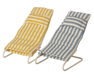 MAILEG Leżaki dla myszek. Beach chair set, Mouse.